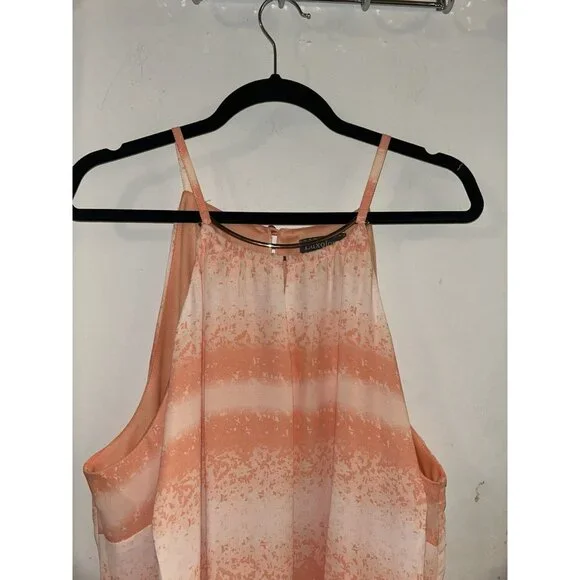 Luxology Dress MulticolorSleeveless Keyhole Neck Boho Spring Shift Dress 20W - Picture 3 of 7